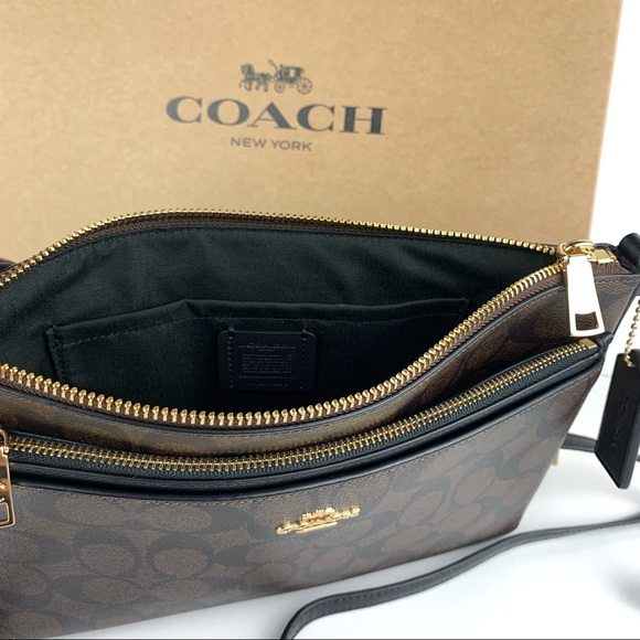 Coach Bags Coach East West Pop Up Pouch Leather Crossbody Poshmark